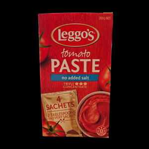 Tomato Paste Leggo's No Added Salt 200gm 1/Ea - $3.90