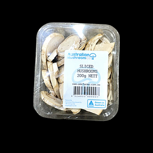 Mushrooms Sliced 200gms Punnet