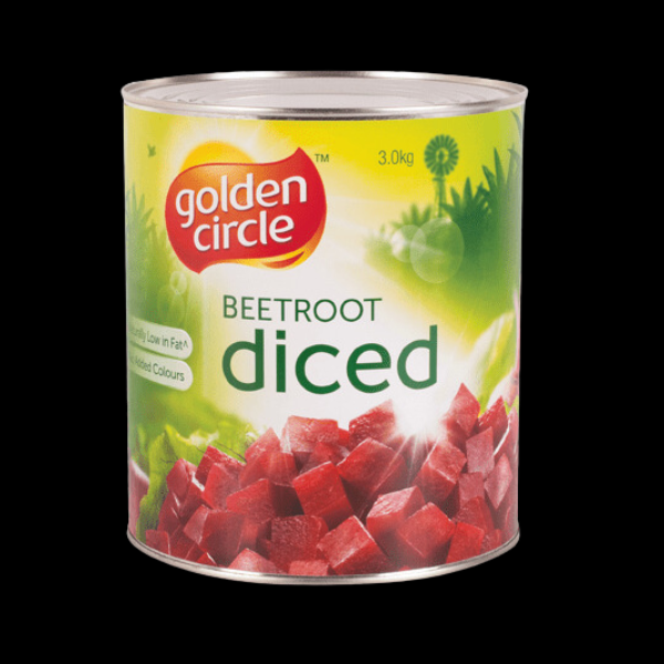 Beetroot Diced Golden Circle A10 3Kg  1/Ea - $21.50