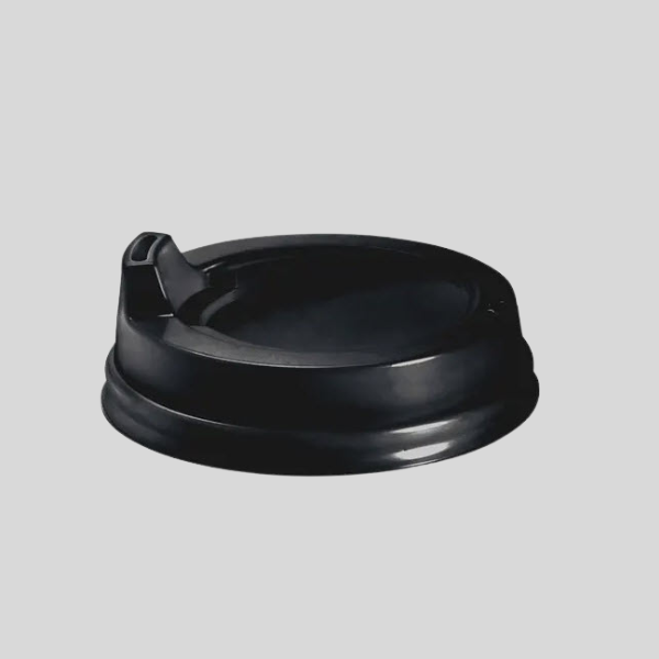 Lid to suit BioPak Coffee Cup Black Sipper 255ml / 8oz 1000/Ctn - $45.57