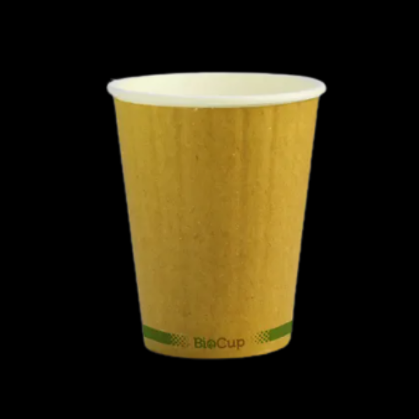 Coffee Cup 390ml / 12oz Double Wall Kraft  1000/Ctn - $208.04