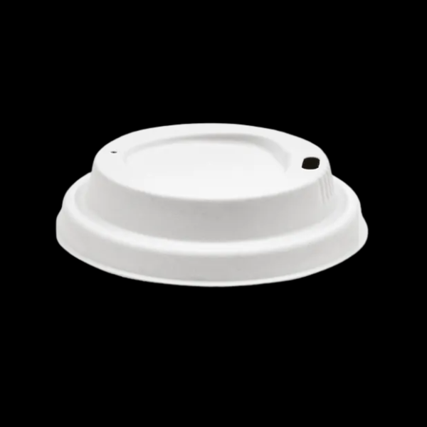 Lid to suit BioPak Coffee Cup White 255ml / 8oz 1000/Ctn - $66.85