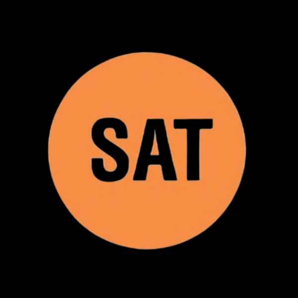 Label Removable 19mm Circle Saturday  2000/Ctn - $16.87