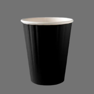 Coffee Cup 390ml / 12oz Double Wall Black  1000/Ctn - $208.04