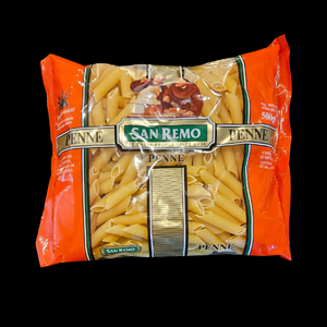 Pasta San Remo Penne 500gm 1/Ea - $4.50