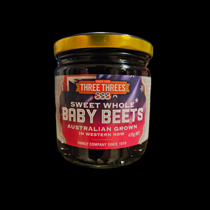 Beetroot Whole Baby Three Three's 415gm 1/Ea - $4.75