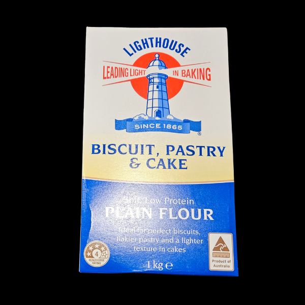 Flour Biscuit, Pastry & Cake Flour Lighthouse 1kg 1/Ea - $4.90