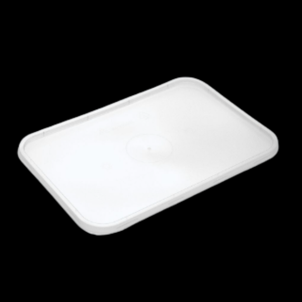 Lid Flat PP To Suit Ribbed Containers 500-1000ml 500/Ctn - $50.26