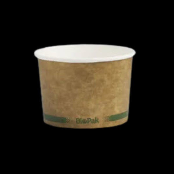 BioBowl Kraft 250ml / 8oz  1000/Ctn - $109.13