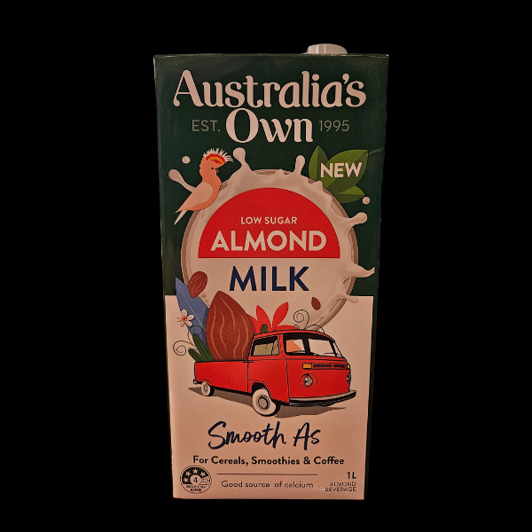 Milk  Australia's Own Almond 1Lt 1/Ea - $3.90