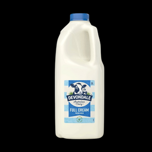 Milk Full Cream Devondale  2Ltr - 1/Ea - $4.50