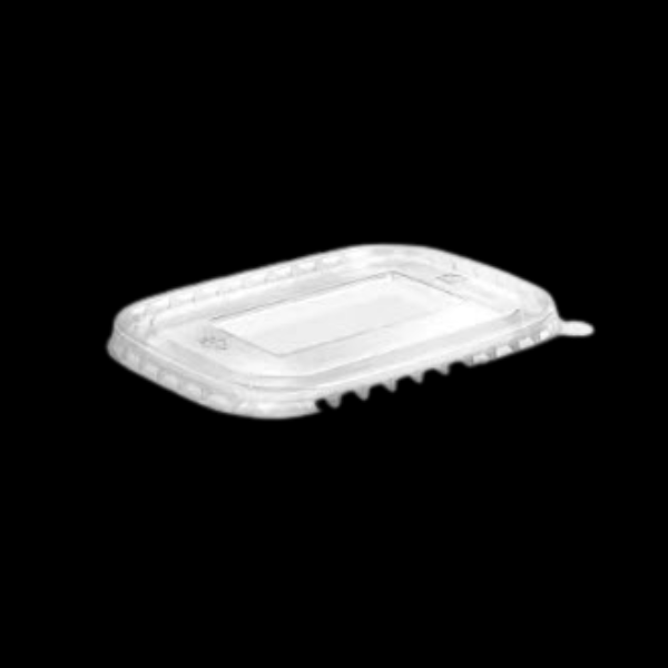 Lid Clear to suit BioBoard RPET Takeaway Base 500ml-1000ml 300/Ctn - $40.60