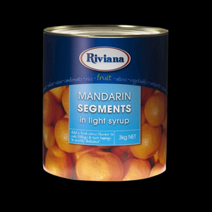 Mandarin Segments Rivana 3kg 1/Ea - $19.86