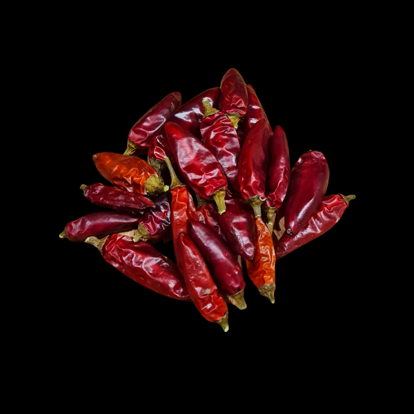 Chillies Red Bull Eye Dried 25gms