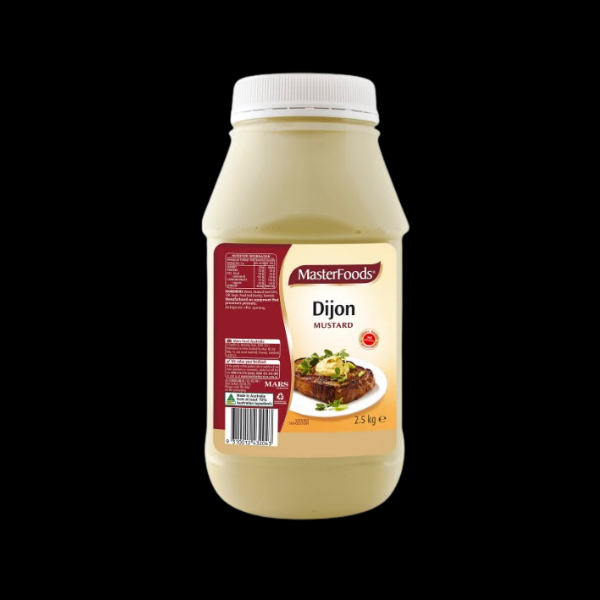 Mustard Dijon Masterfood 2.5kg  1/Ea - $25.82